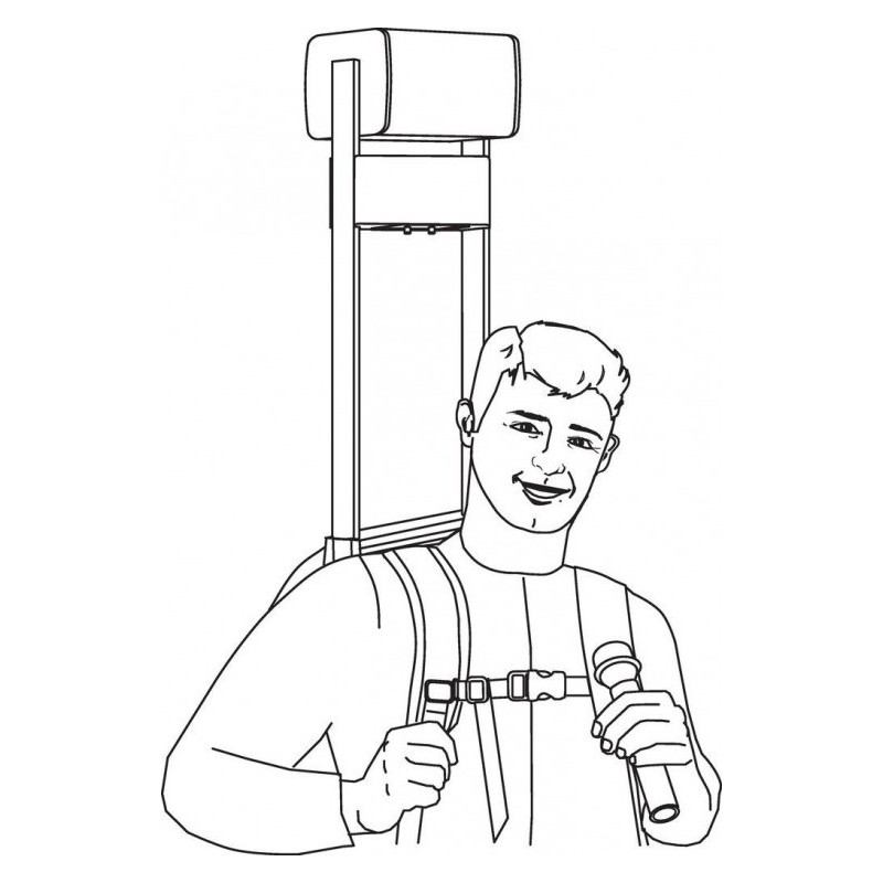 Monacor PAS-254D - system PA pielgrzymkowy