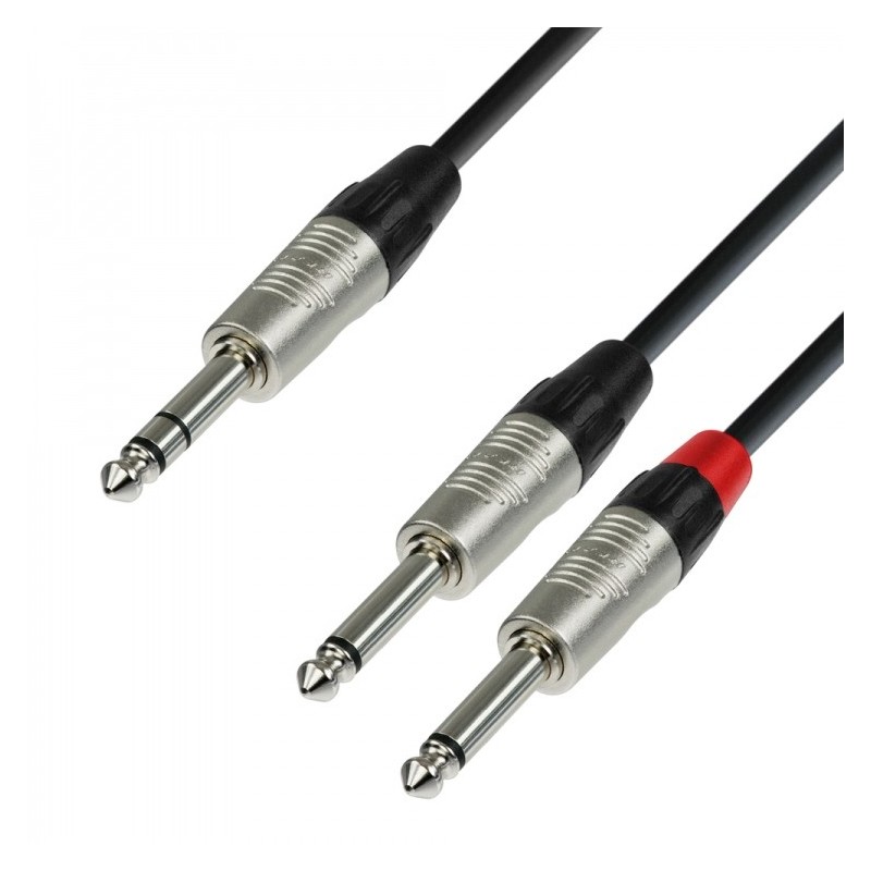 ADAM HALL K4YVPP0300 REAN - kabel Jack-2xJack 3M