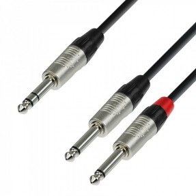 ADAM HALL K4YVPP0600 REAN - kabel Jack-2xJack 6M