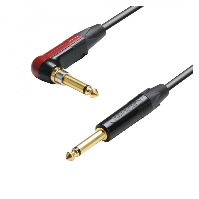 ADAM HALL K5IRP0300SP SILENT NEUTRIK - Kabel Jack-Jack kątowy 3m