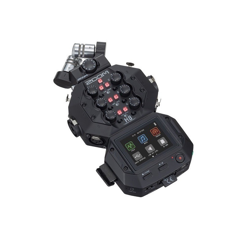 Rejestrator Zoom H8 - widok z boku