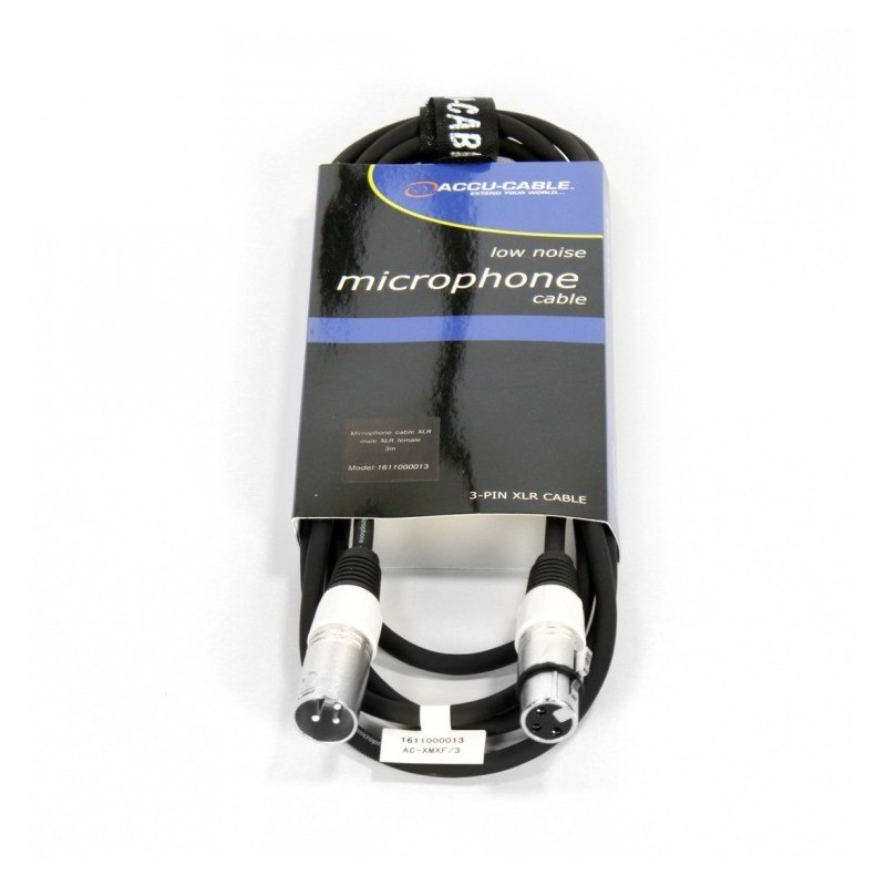 ACCU CABLE AC XMXFsls3 - kabel mikrofonowy XLR - XLR 3m