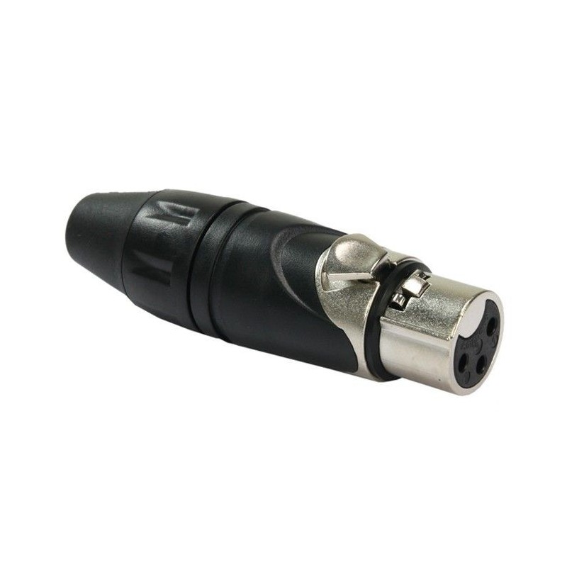 AMPHENOL AX3F - WTYK XLR ŻEŃSKI SREBRNY