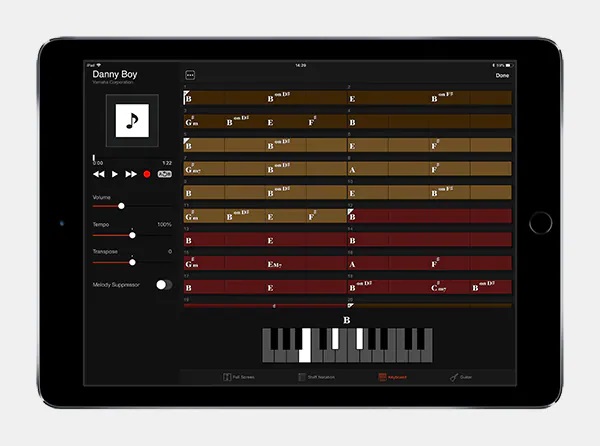 Rozpoznaj akordy z aplikacją Chord Tracker