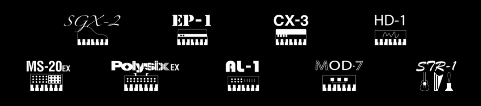 Dziewięć różnych silników Korg Nautilus