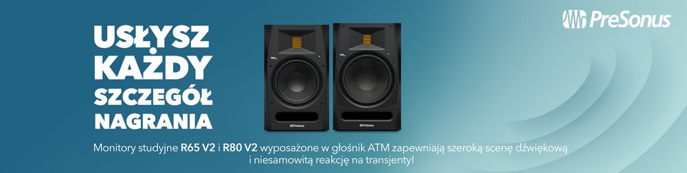 Active Studio Monitor 2-Way monitor with Air Motion ribbon tweeter, 6.5" Woofer made of composite fabric, Tweeter with ultra-thin Kapton diaphragm