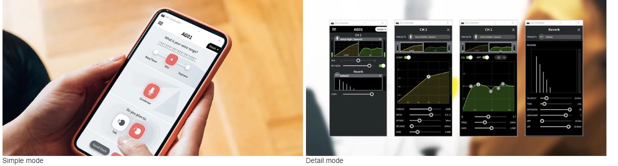 Oprogramowanie "AG Controller" zapewnia precyzyjną kontrolę