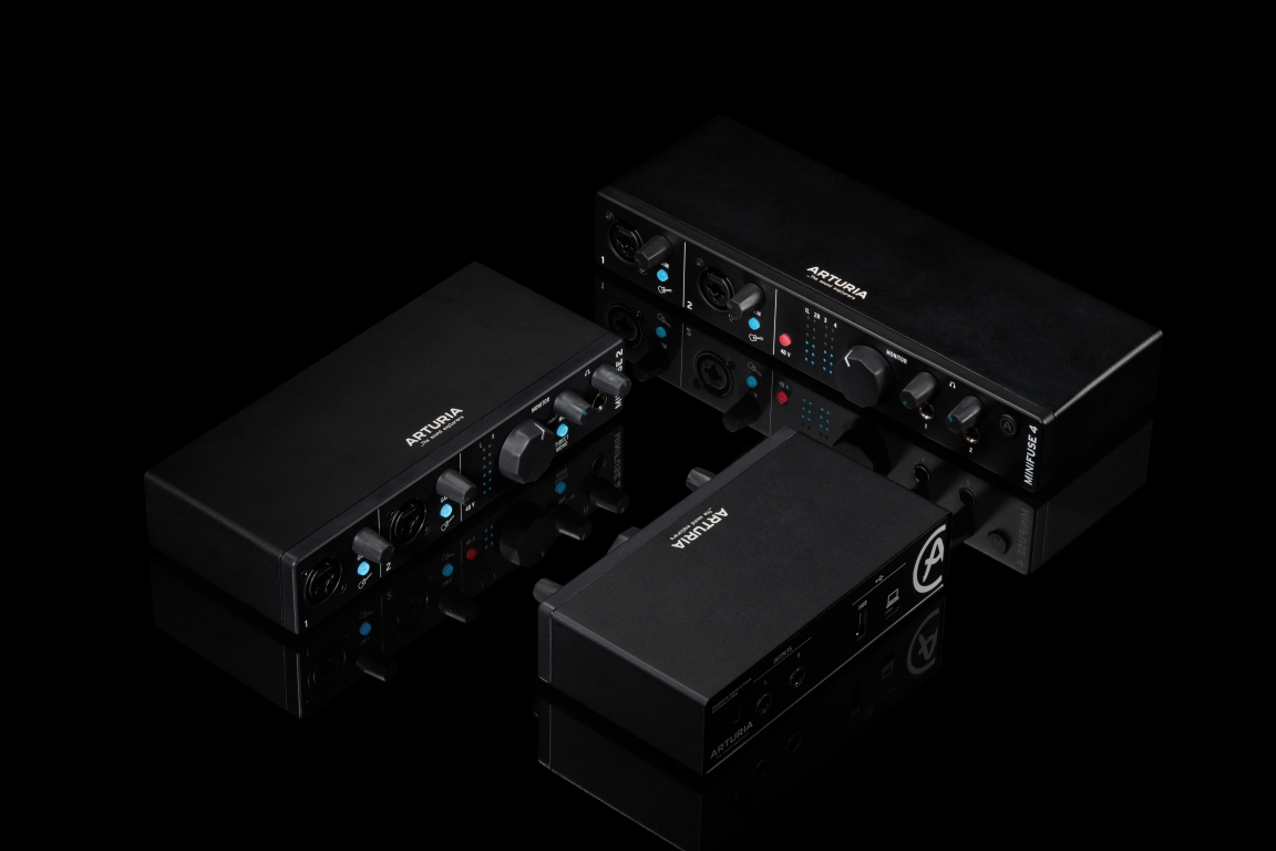 Seria Interfejsów Audio Arturia MiniFuse różne kolory