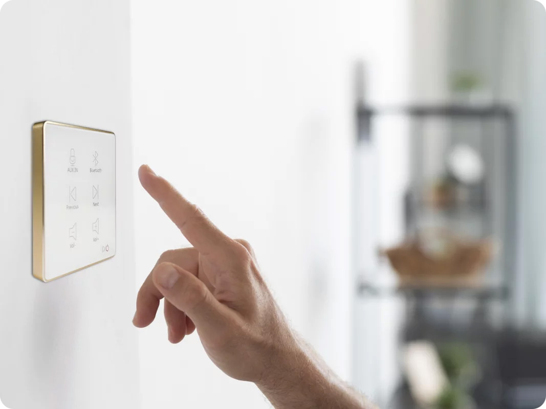 Laudio W10BT WH - Odtwarzacz ścienny Bluetooth