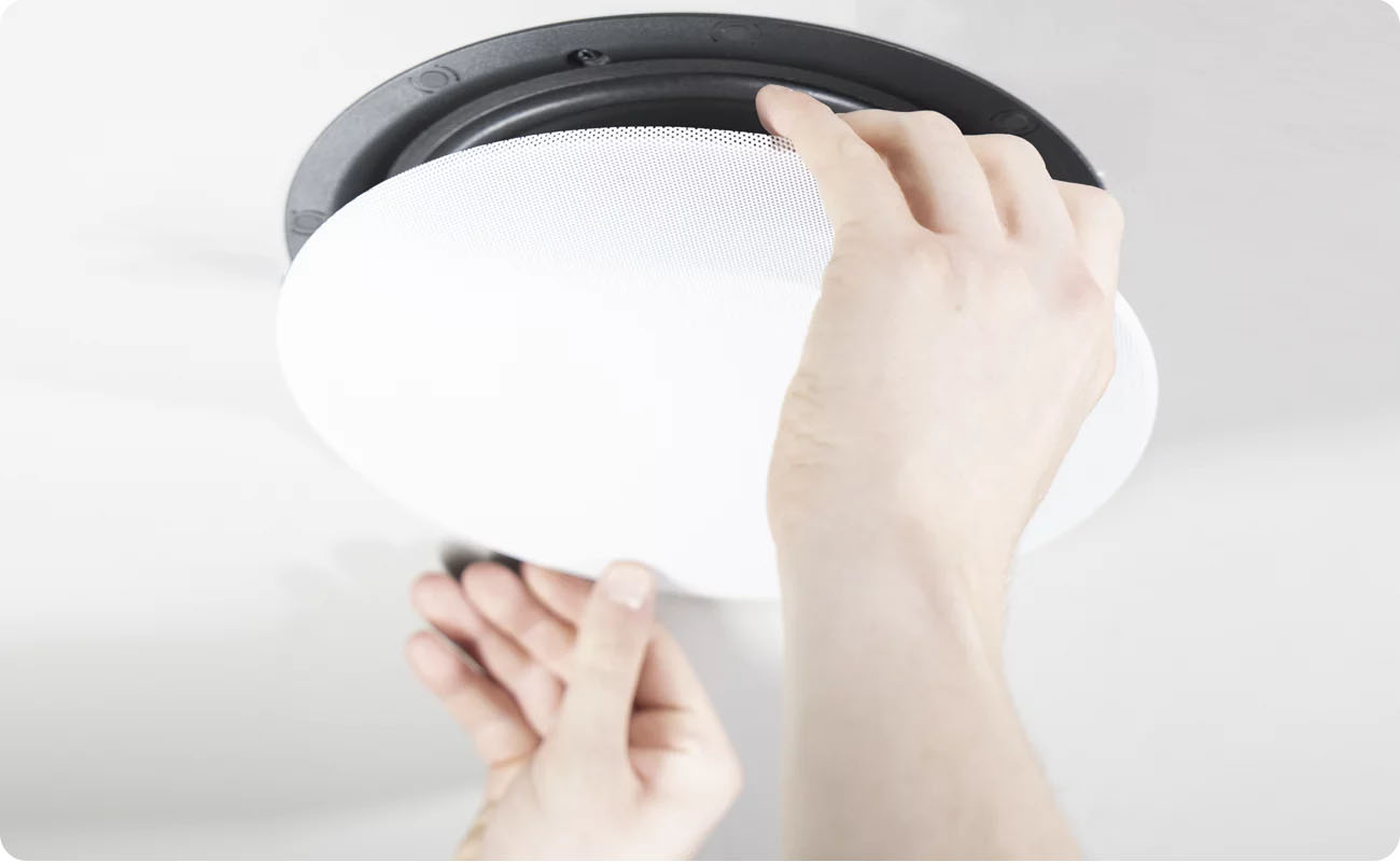 Laudio Ambient 6 BT WH - Głośnik sufitowy Bluetooth 100W