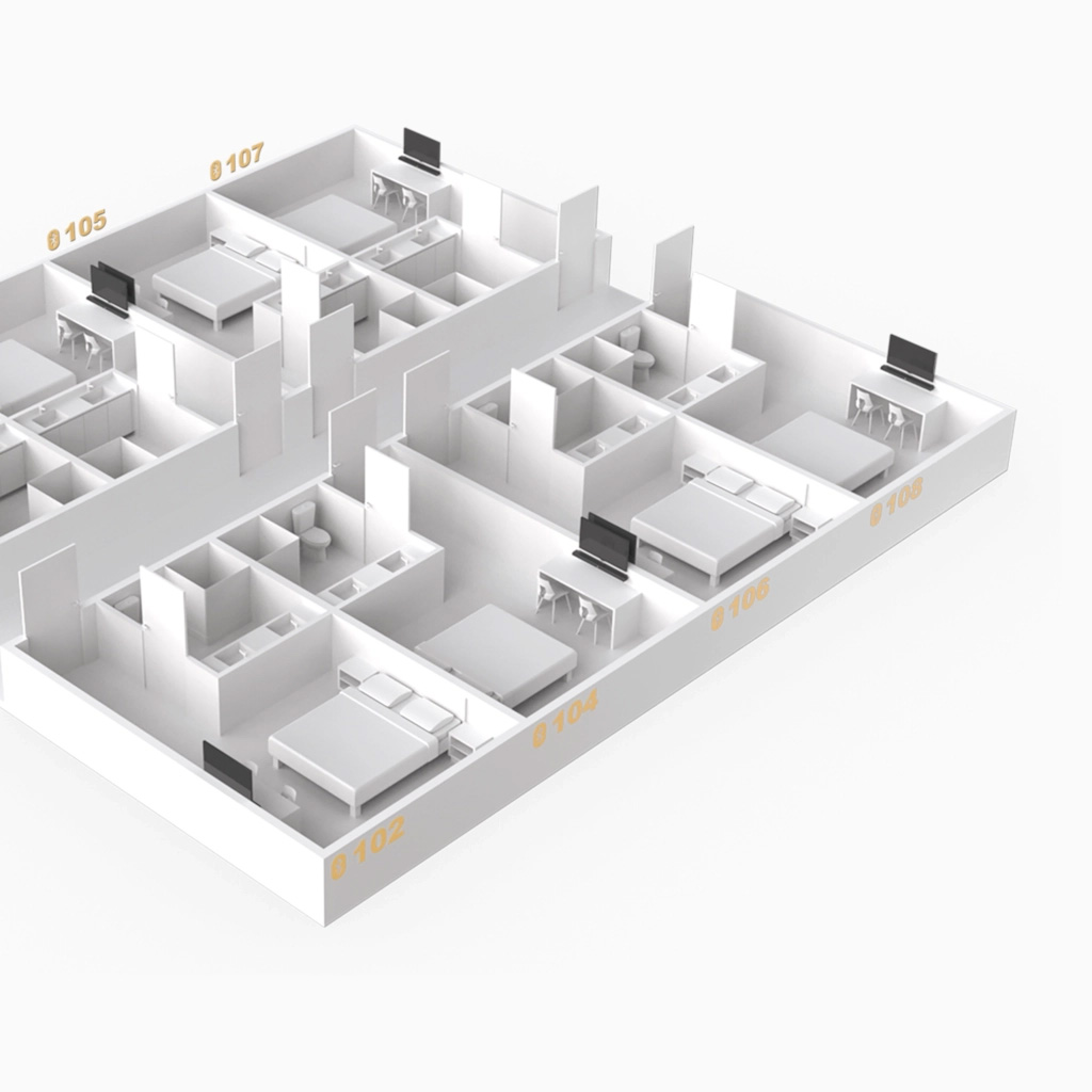 AUDAC IMEO2/B - profesjonalny trójdrożny soundbar - kolor czarny