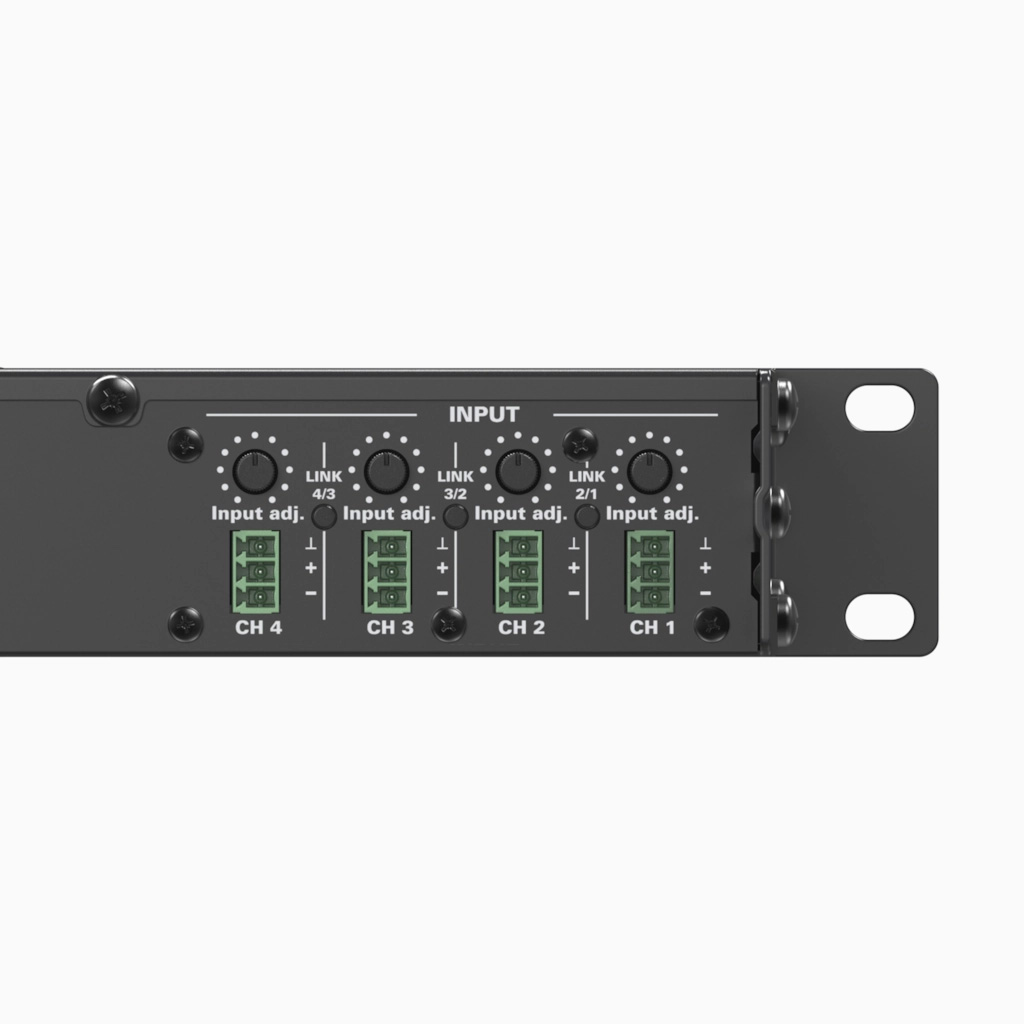 AUDAC CEP803 - wielokanałowy wzmacniacz o mocy 4 Ohm