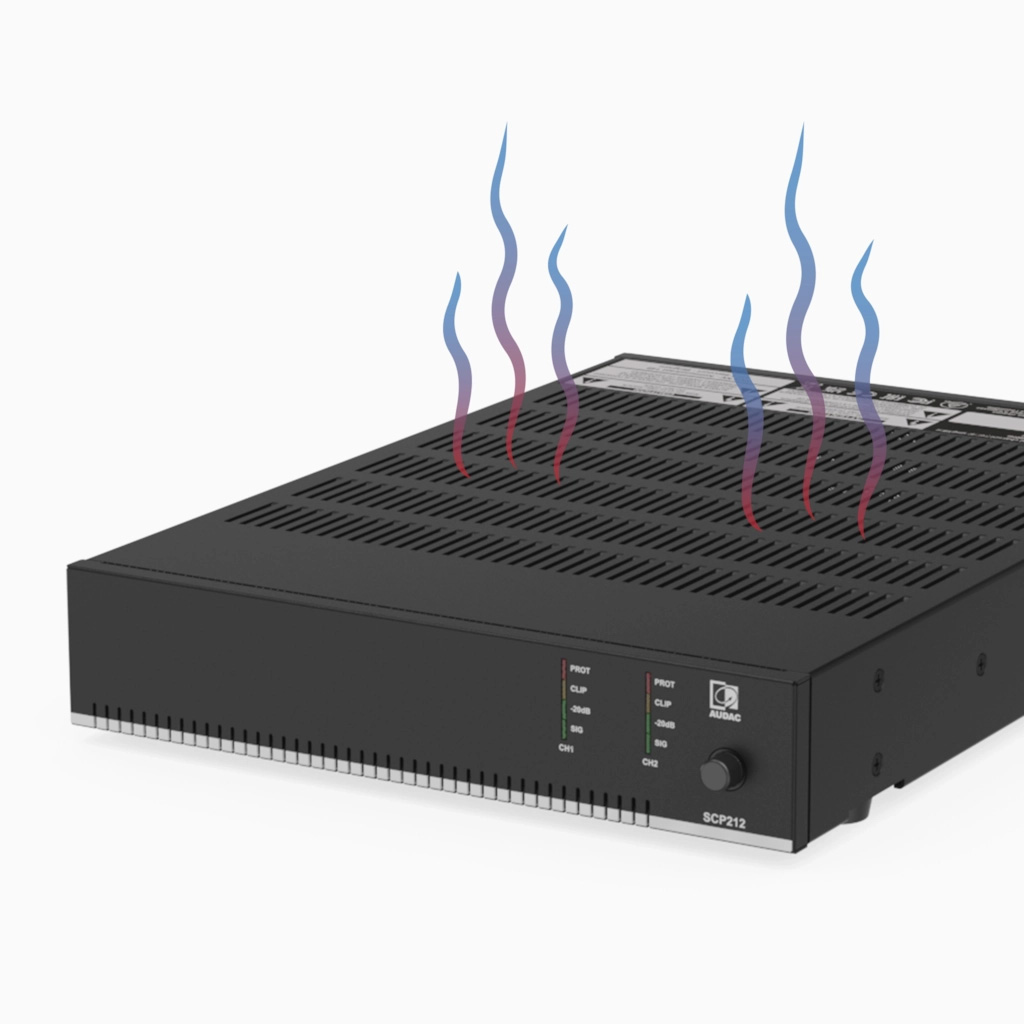 Audac SCP230 - Dwukanałowy wzmacniacz