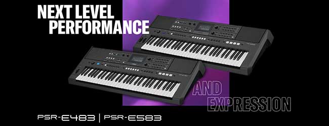 The New PSR-E Series: PSR-E583 and PSR-E483 - Yamaha