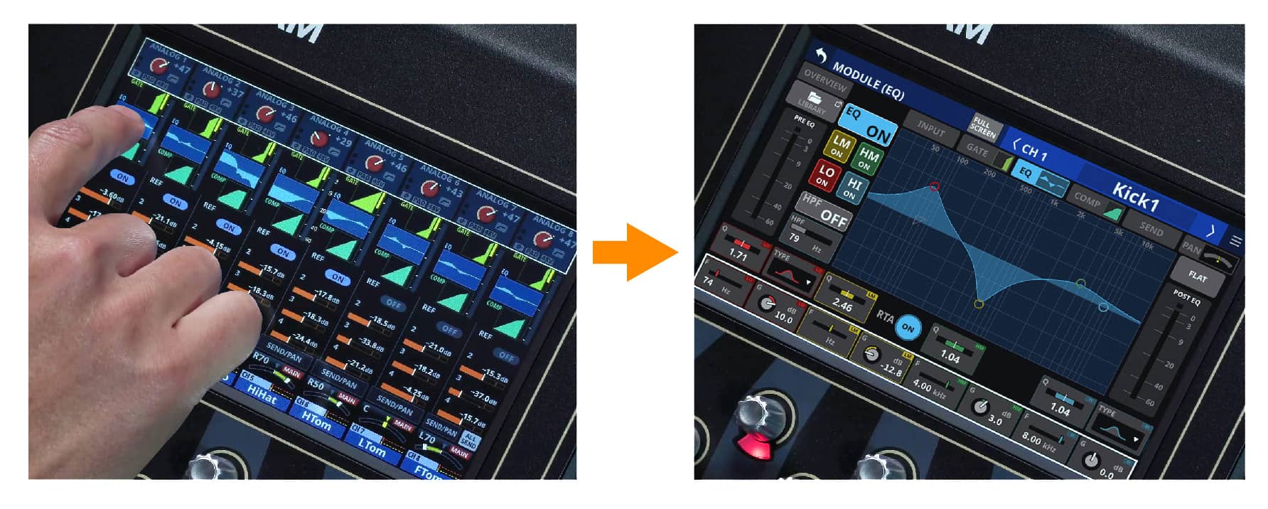 Intuicyjna obsługa pod Twoimi palcami