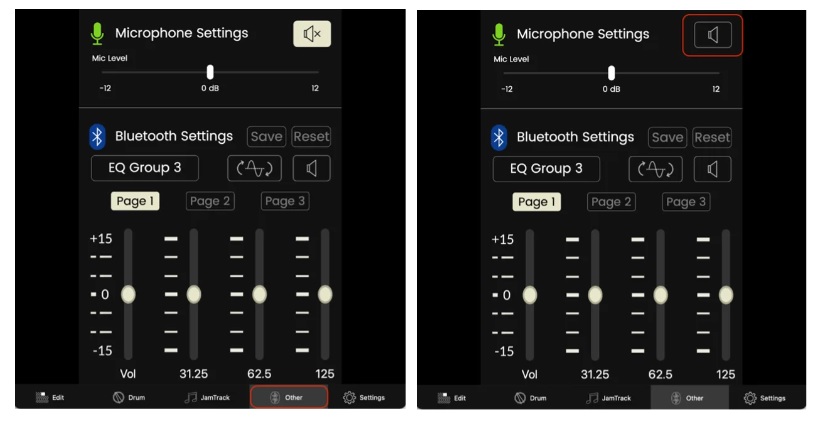 Mighty Amp™ APP example: Click “Other” 