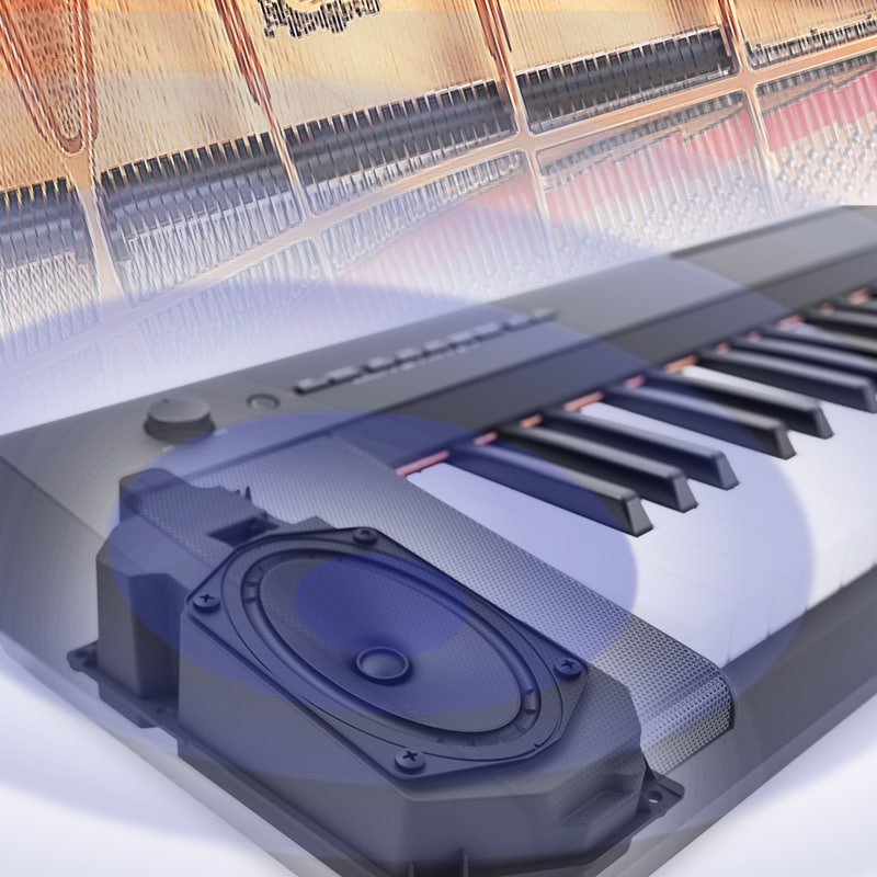 Yamaha NP-35 Potężne, rezonujące brzmienie