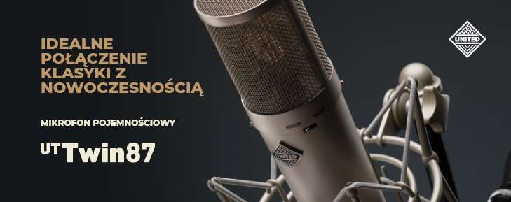 Mikrofon Srudyjny United UT Twin87