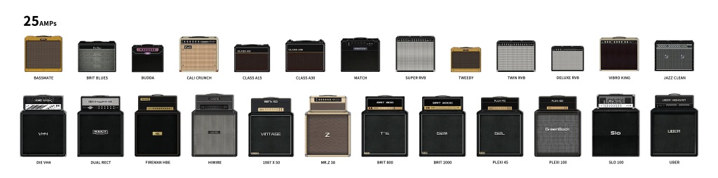 25 wzmacniaczy gitarowych