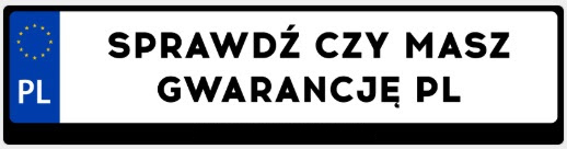 Kliknij na tablicę rejestracyjną, podaj numer seryjny urządzenia i sprawdź czy jest ono objęte 5 letnią gwarancją polskiego dystrybutora