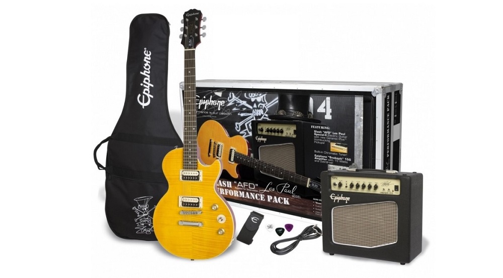 TOP5:  Epiphone Slash AFD Les Paul Performance Pack - zestaw gitarowy
