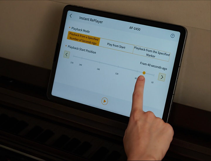 Casio CELVIANO AP-550 Natychmiastowy przegląd swoich wyników