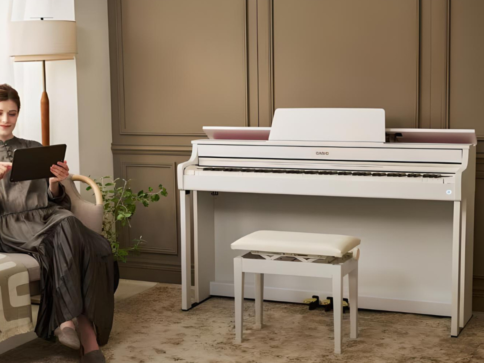 Pianino cyfrowe Casio AP-300 to nowoczesny instrument, który łączy w sobie zaawansowaną technologię i elegancki design