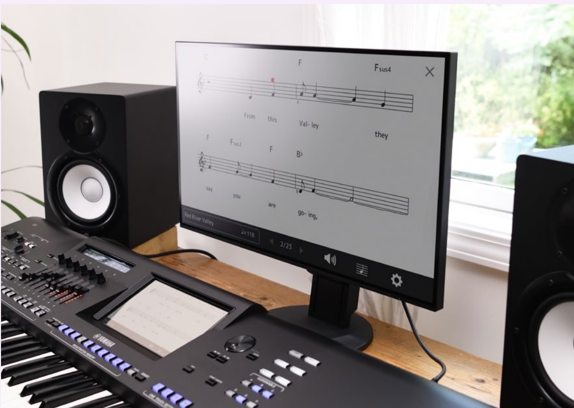 Yamaha Genso 2 Wyświetlanie tekstów