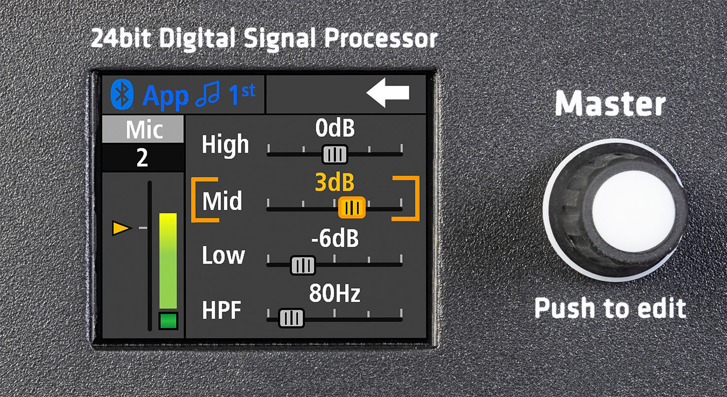 HK Audio Sonar 110 Xi: Wyświetlacz obudowy