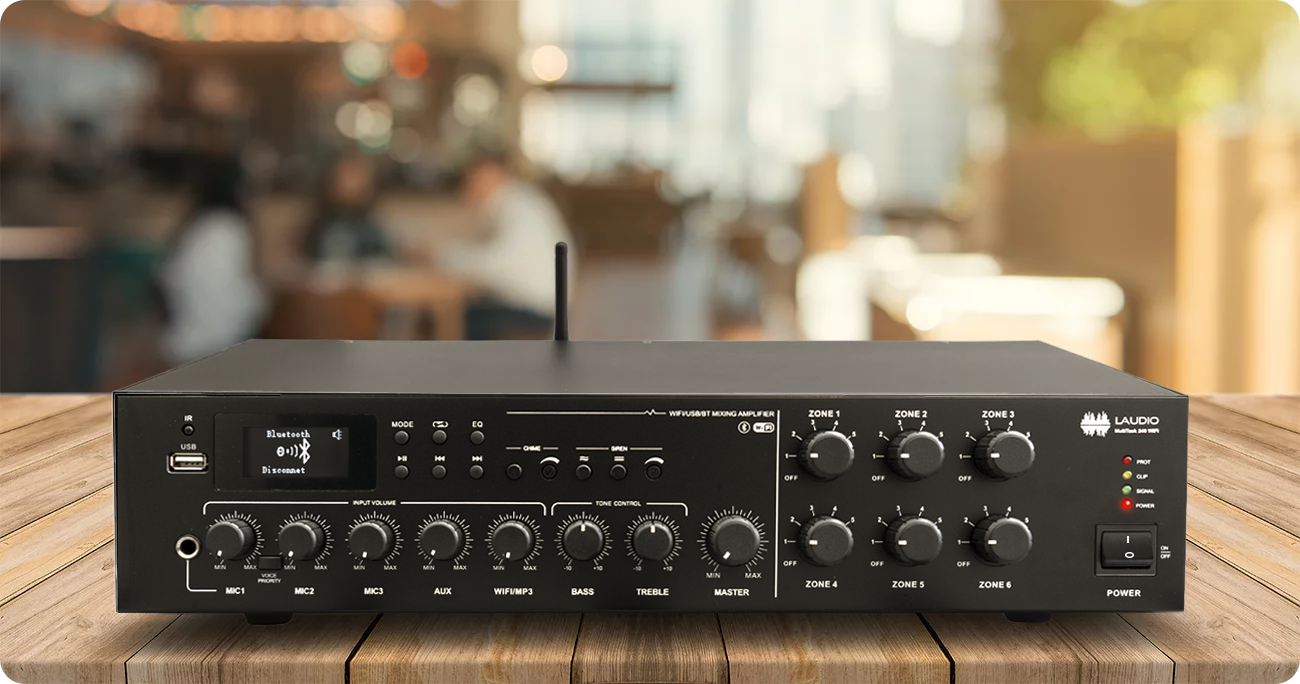 Profesjonalny wzmacniacz miksujący Laudio Multitask