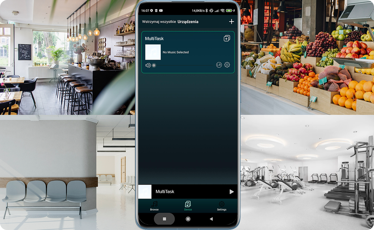 Przeznaczony do każdej przestrzeni