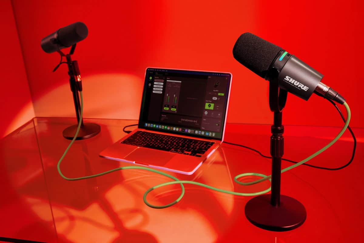 Wszechstronność interfejsu Shure MV7i