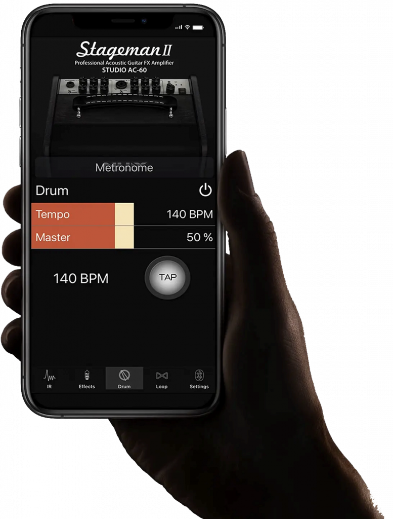 Wbudowane looper i perkusja