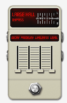 Pogłos SPRING symuluje efekt sprężynowy, w którym mechaniczne zakłócenie e efekt sprężynowy