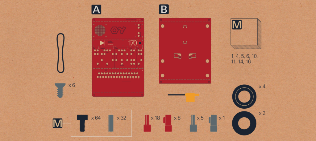 Całość złożona jest z niezbędnych części, których potrzebujesz