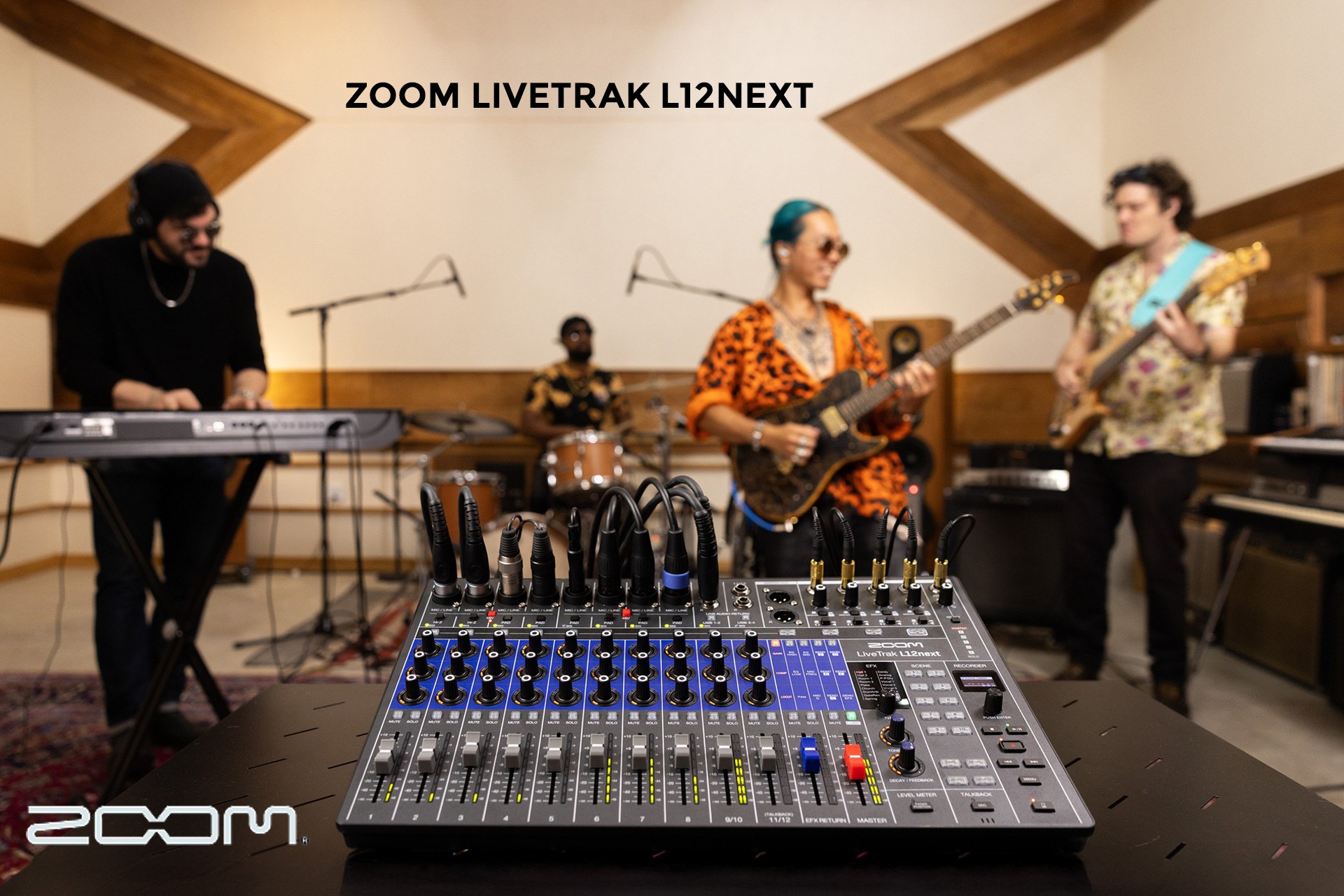 Mikser cyfrowy – rejestrator Zoom LiveTrak L12next – następca  Zoom LiveTrak L-12. Co nowego?
