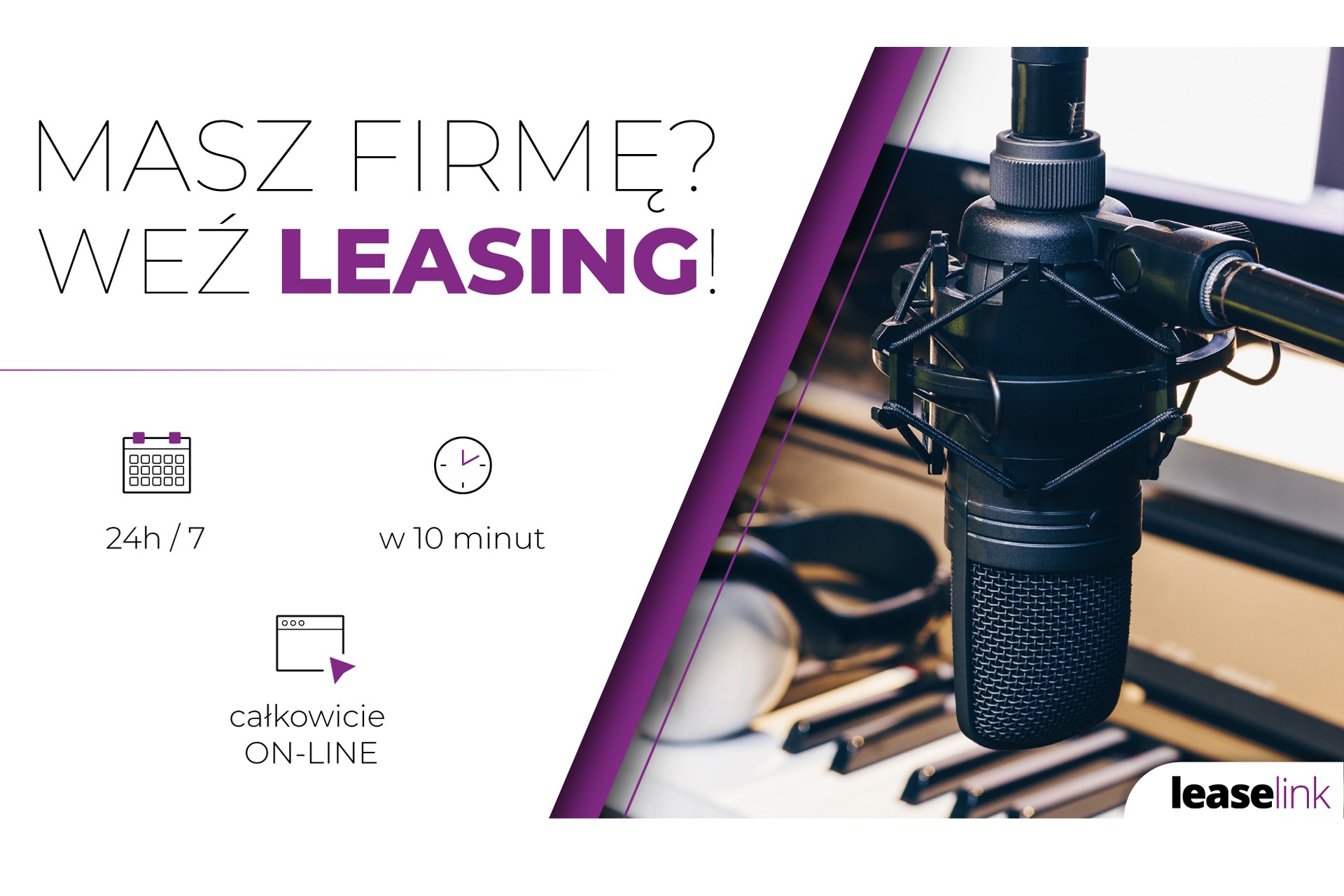 Skorzystaj z oferty LeaseLink, inwestuj w nowe sprzęty do firmy, rozwijaj swój biznes
